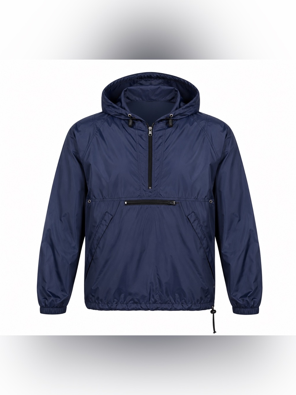 Gap navy blue nylon windbreaker pullover jacket Small